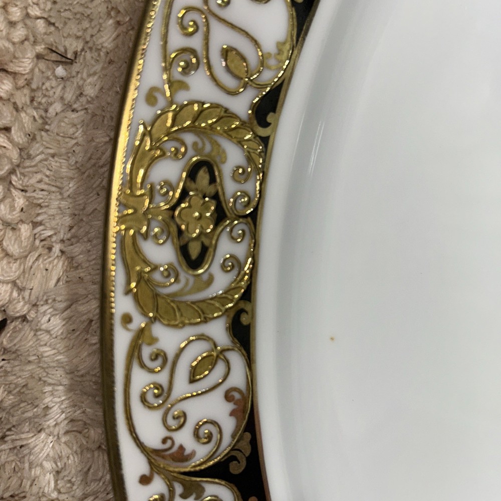 Noritake 20056 Pattern Black & Gold Platter