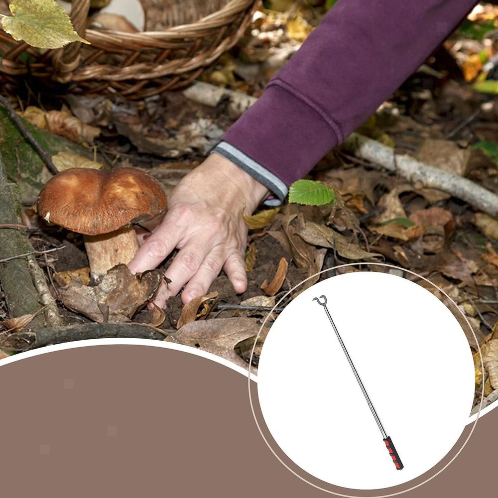 Telescopic Mushroom Picking Tool Adjustable Grabber Mushroom