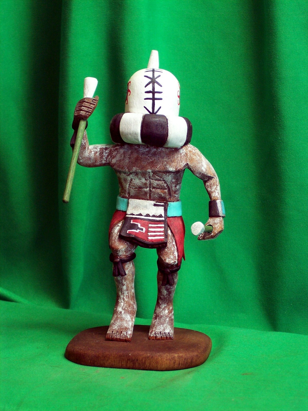 Hopi Kachina Doll -Aya, the Rattle Kachina by Philbert Poleyestewa - Beautiful!