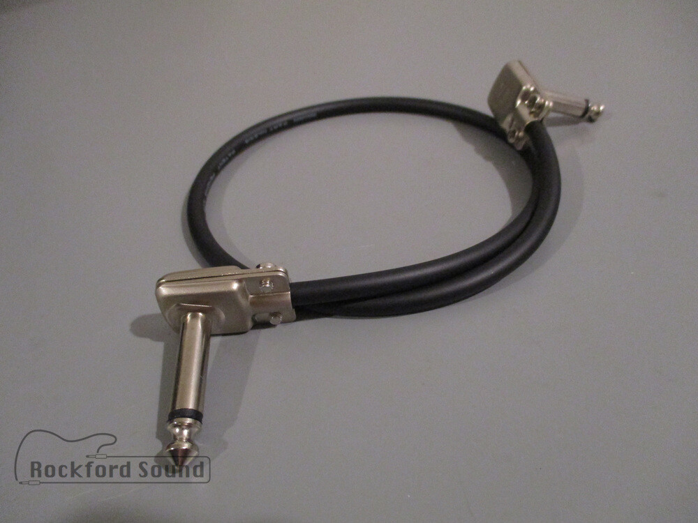 Mogami W2319 & Squareplug SP500 Patch Cable - 1/4" Right angle to Right Angle