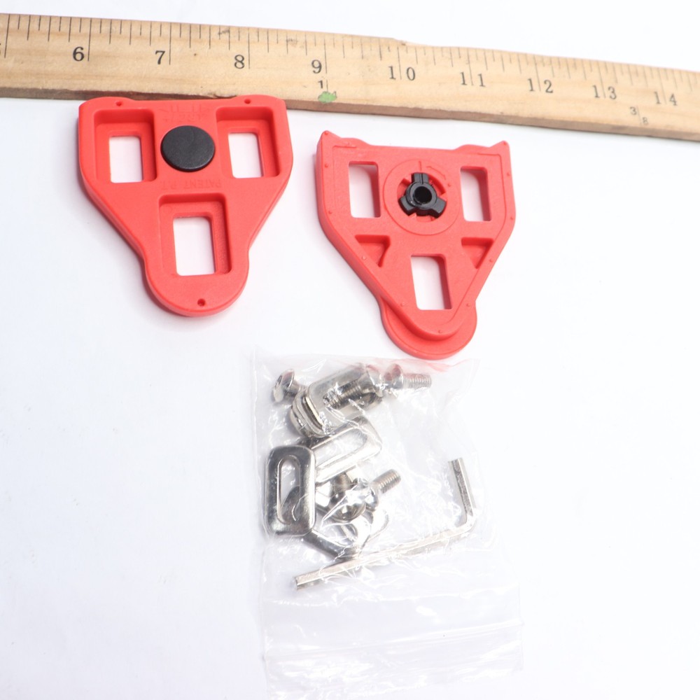 Vikoviren Cleat Set 9-Deg Lateral Float Red