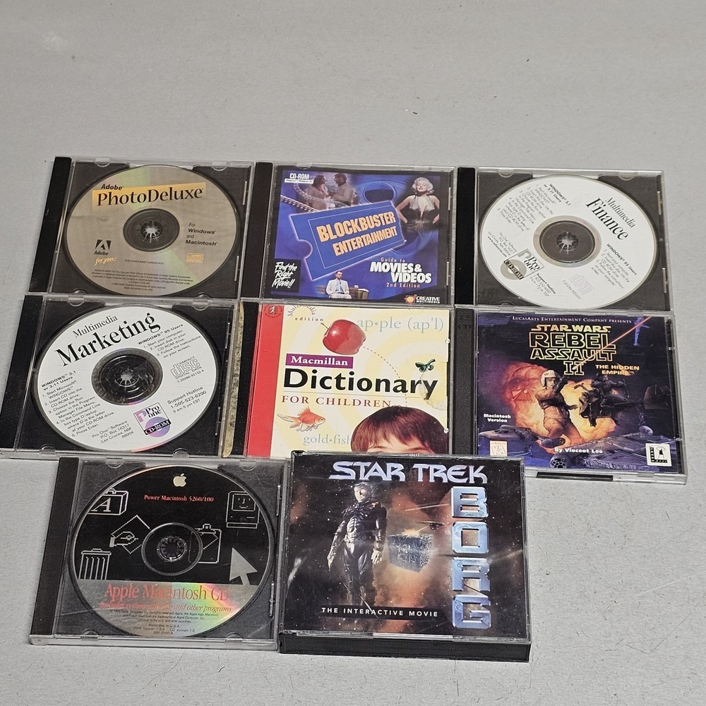 Lot of  CD Rom Computer Software Games Office Windows Mac