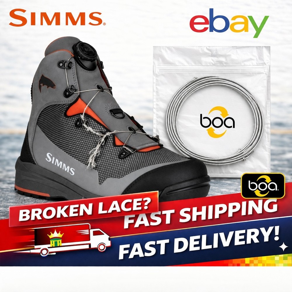 Simms M2 BOA Field Repair Kit Lace Wire Cable Boots Fix Replacement Dial Replace