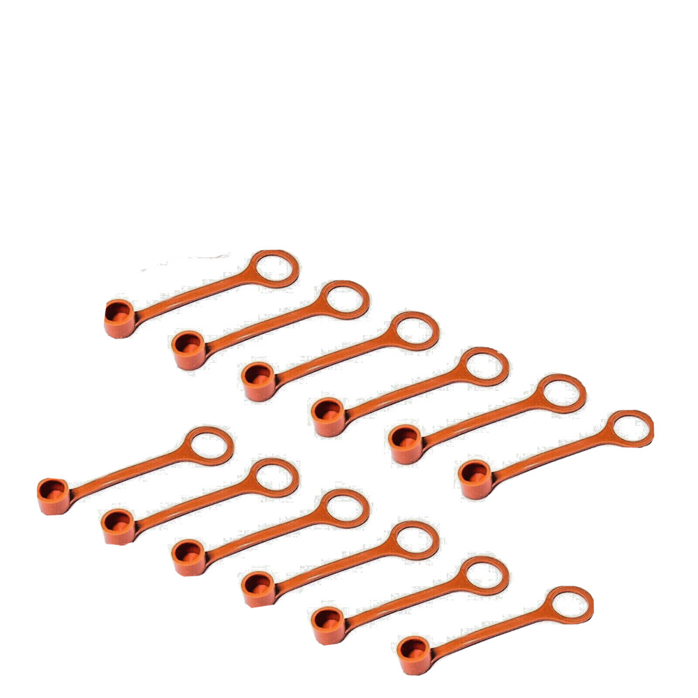 🔥🧯(12) PACK R102 STYLE FIRE SUPPRESSION SYSTEM RUBBER BLOW OFF NOZZLE CAPS🔥🧯