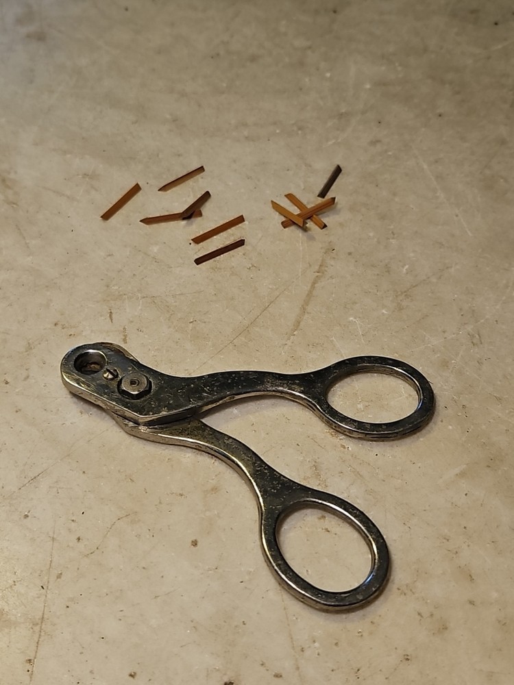 Antique Phonograph Record Fibre Needle Cutter With Some Triangular Trim Project