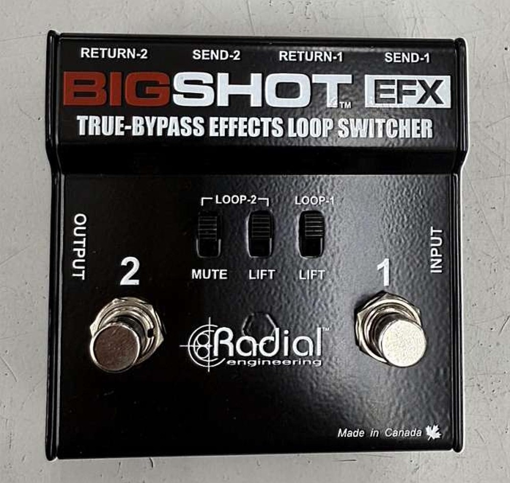 RADIAL BIGSHOT EFX | Effects Loop Switcher – True Bypass – Good Condition