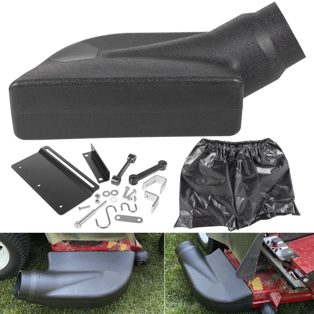 62468 Adapter Mow-N-Vac Kit Universal Deck Boot Chute Leaf Vacuum Bagger