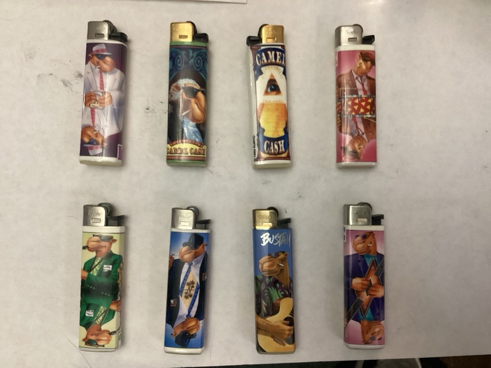 8 CAMEL LIGHTERS