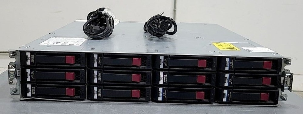 HP P2000 G3 MSA BK830A Dual Controller LFF Storage Array 12-Slot SEE NOTES