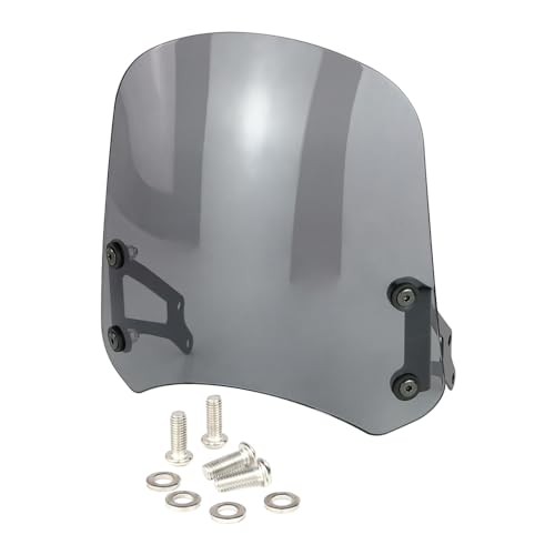 Windshield Windscreen Compatible with XSR900 2016-2021 XSR900 Windshield Grey