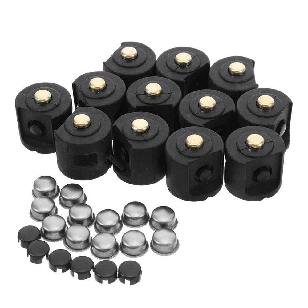 12 Sets Flashlight Hat Cap Boot Cover for Push Button Switch Parts