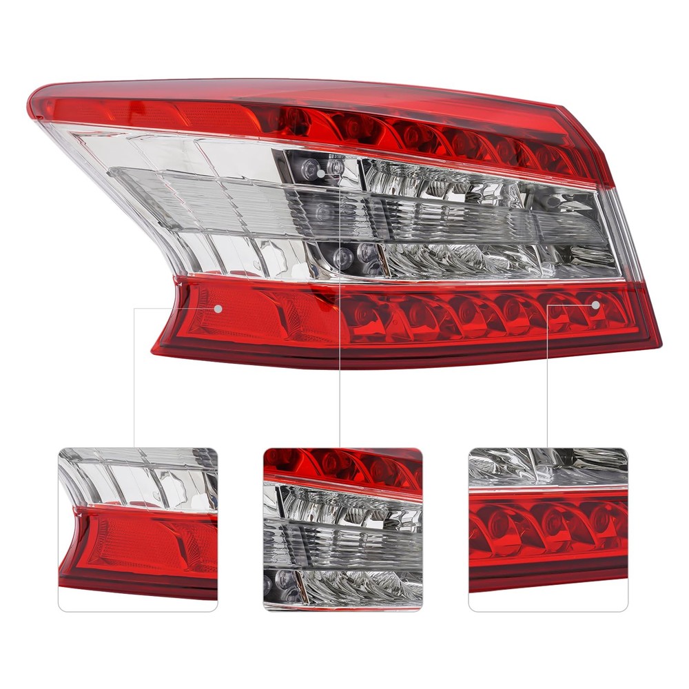 Tail Light Assembly for 2013-2015 Sentra Left Outer Driver Side 265553SG0A