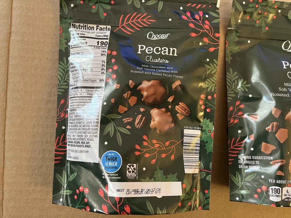 2 Bags - Choceur Pecan Clusters