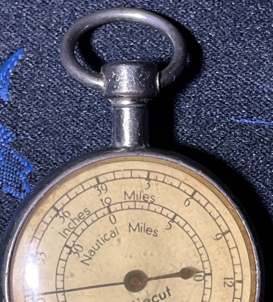 Cutiecut Germany Compass & Nautical Miles Measuring Device & Leather Case
