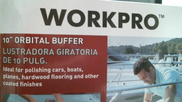 Workpro 10" Orbital Buffer, FREE SHIPPING