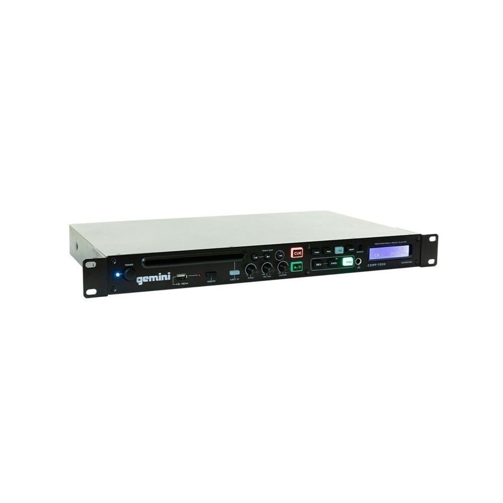 Gemini Pro DJ Audio Equipment Mountable Single Disc CD Media Player USB Input