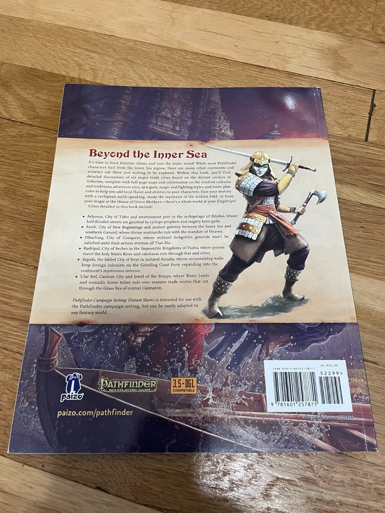 Pathfinder Campaign Setting: Distant Shores RPG D20 D&D 3.5