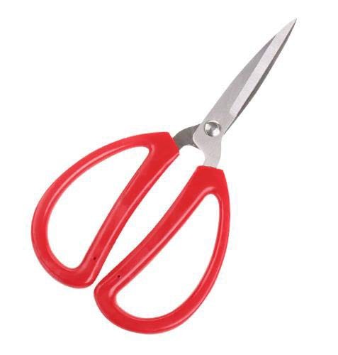 Hometeq 6" Scissors MultiPurpose Stainless Steel Sharp Scissors with Red Hand...