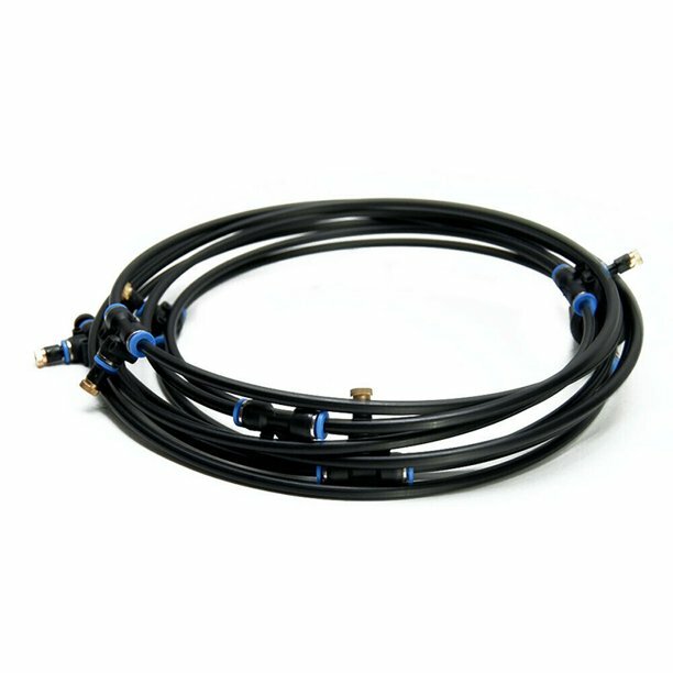 20Ft Misting Cooling System Patio Garden Mister Nozzle Irrigation Water Outdoor