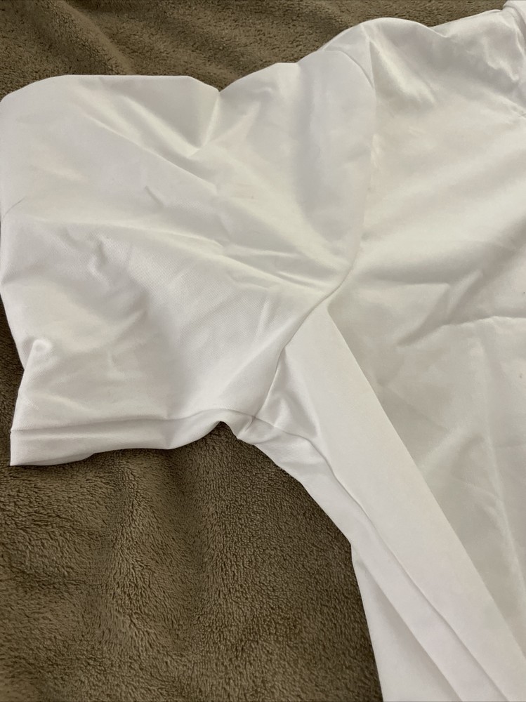 Publix Meat Cutter Jacket 3XL Button LS Long White Collar