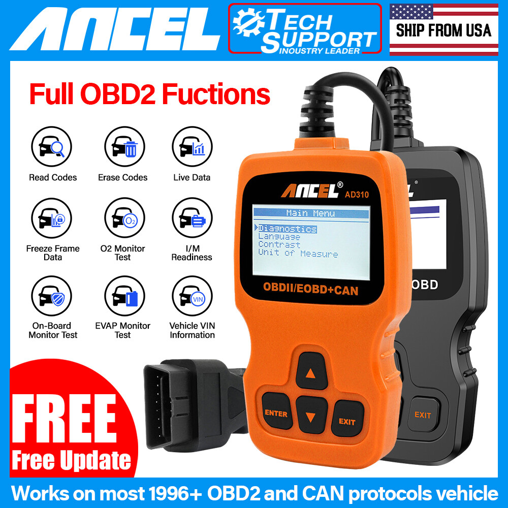Ancel AD310 OBD2 Car Code Reader Scanner Diagnostic Tool Auto Check Engine Fault