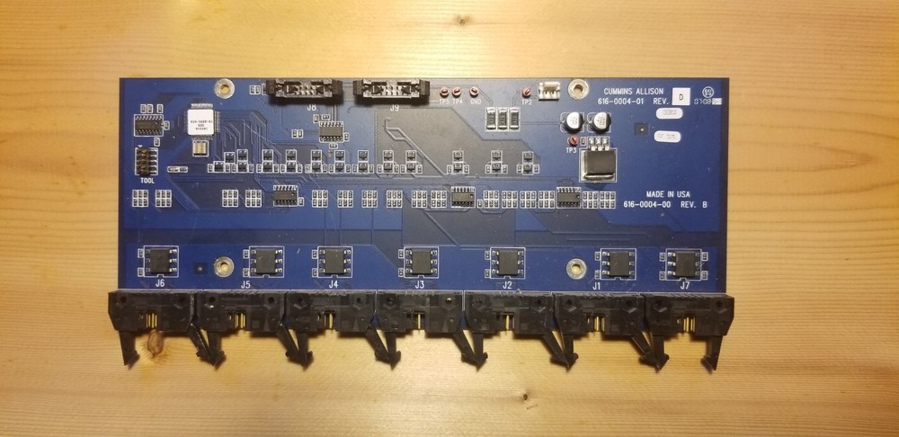 Cummins - Allison assorted PCB lot From a Cash sorting machine.