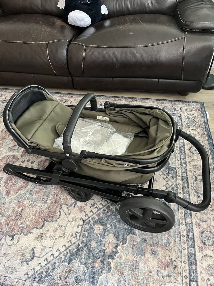 Mompush Green & Black Single Stroller