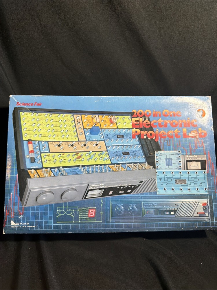 Radio Shack Science Fair Exploring Electronics Lab 200 in One Project Kit 28-265