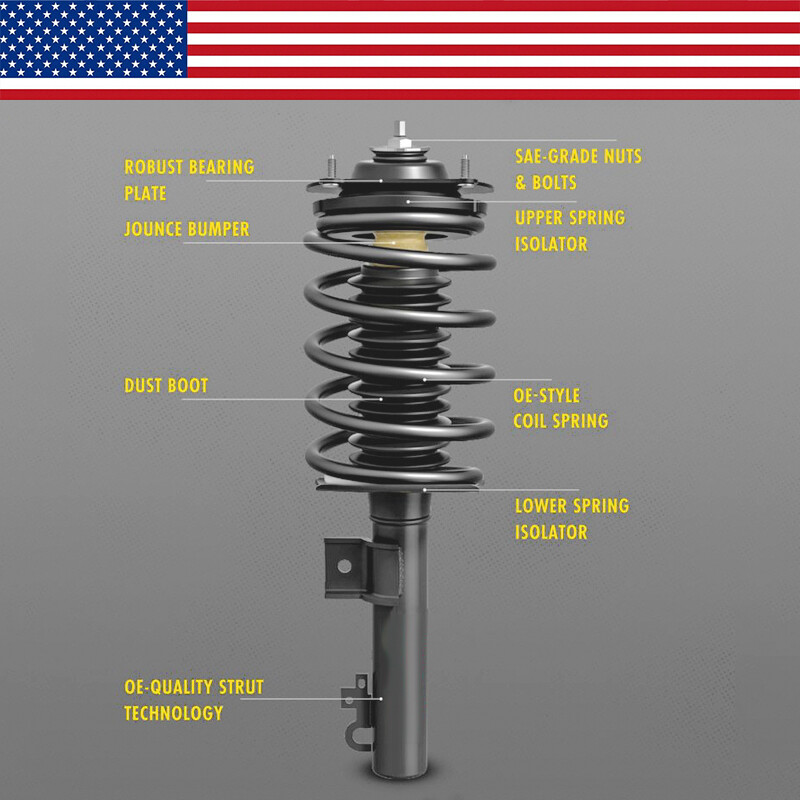 2PCS Front Shock Struts Assys Fit Escalade Tahoe Yukon Denali MagneRide 84176631