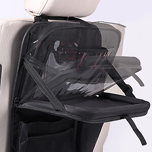 2x Car Back Seat Organizer Folding Sack Tray Holder Multi-Pocket Storage Bag