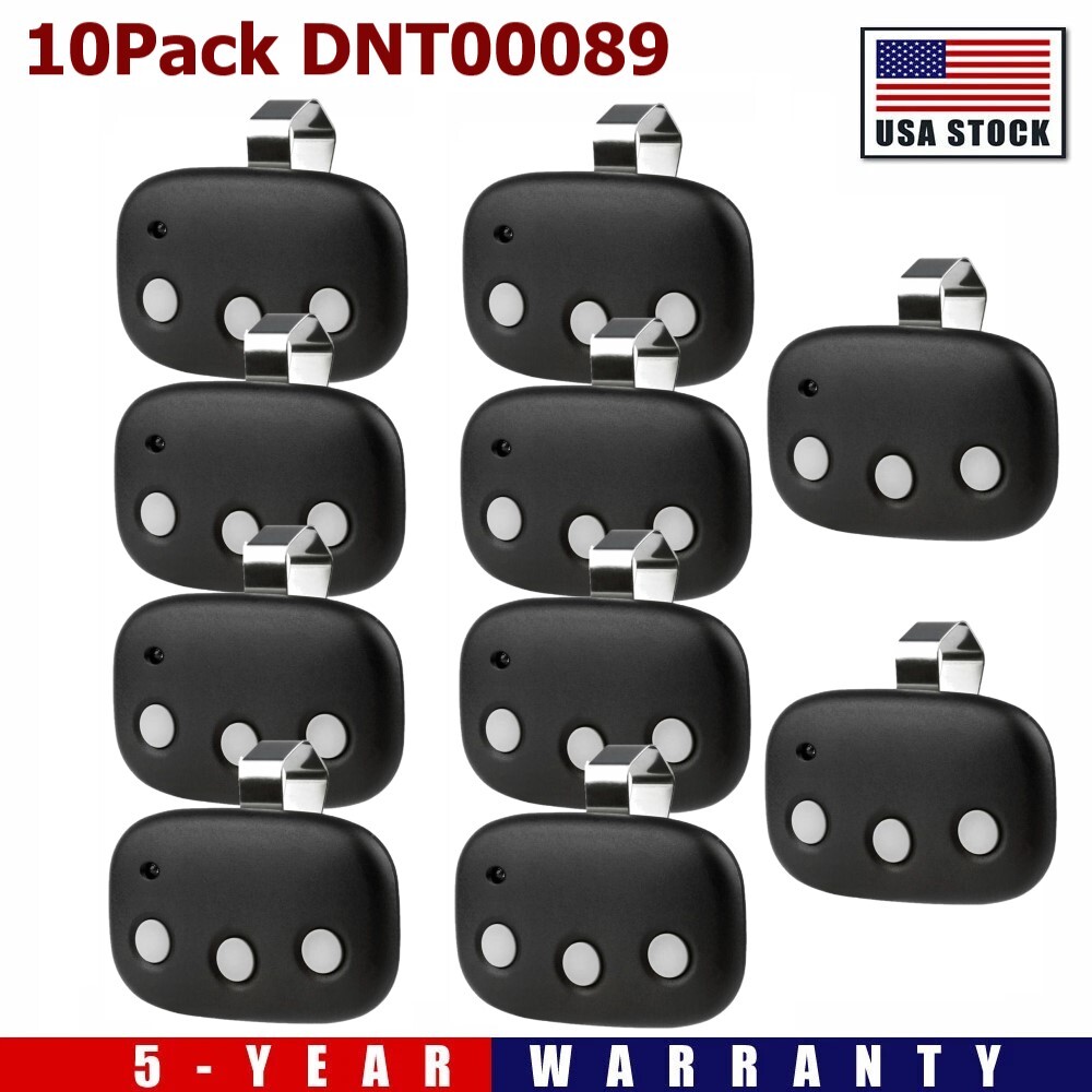 10x For MCT-3 Linear Mega Code 3BTN Garage Door Opener Remote DNT00089 LD033