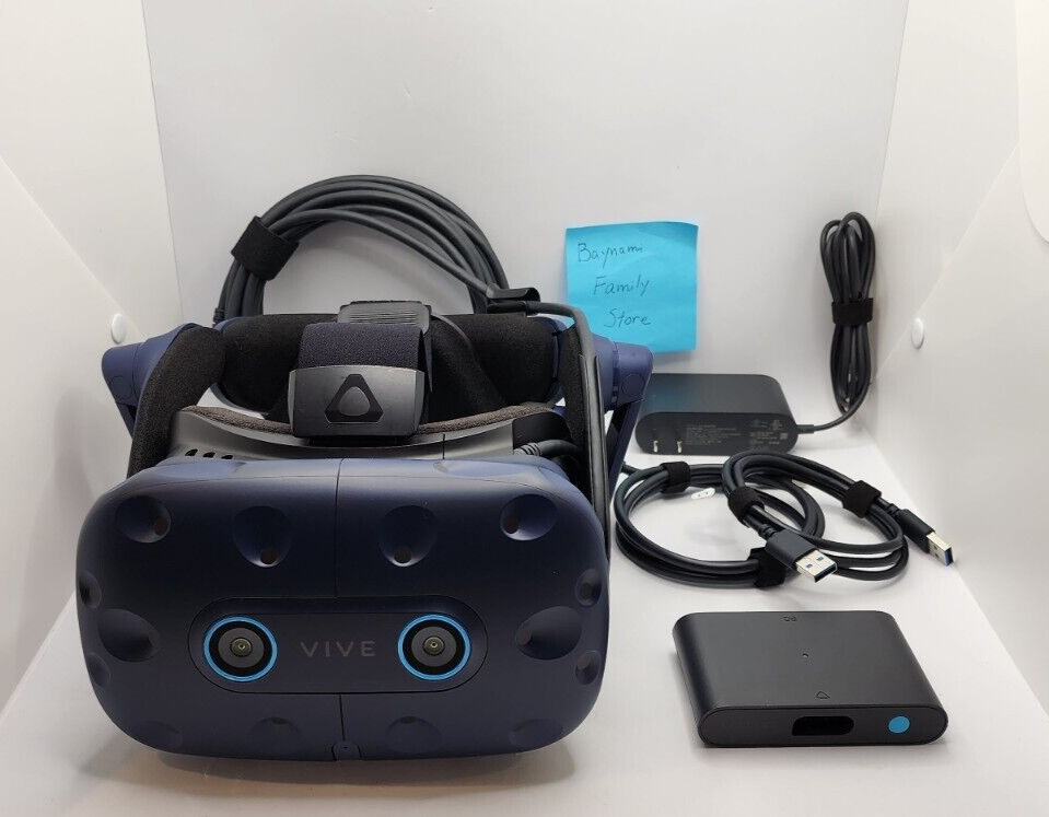 🔥 HTC Vive Pro "Eye" 🔥 HMD OLED Virtual Reality VR Headset Kit - Excellent A+