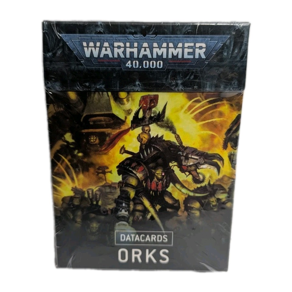 Warhammer 40k Datacards Orks codex NIB SEALED CARDS 9th Edition