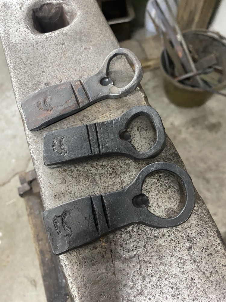 Hand Forged Bottle Openers (Set of 3)