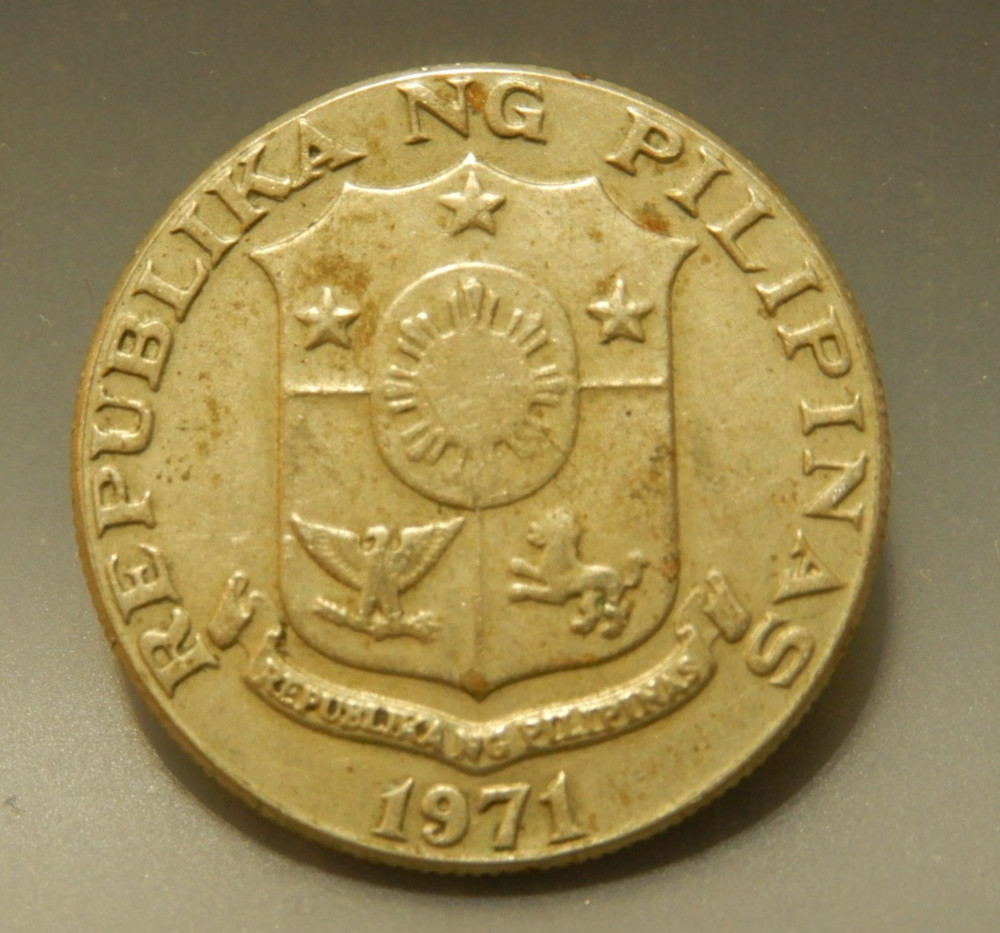 1971 Philippines 50 Sentimos Coin