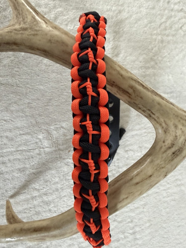 Orange And Black Bow Wrist Sling