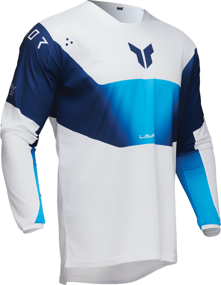Thor 2025 LAUNCHMODE Storm Motocross Offroad Jersey White