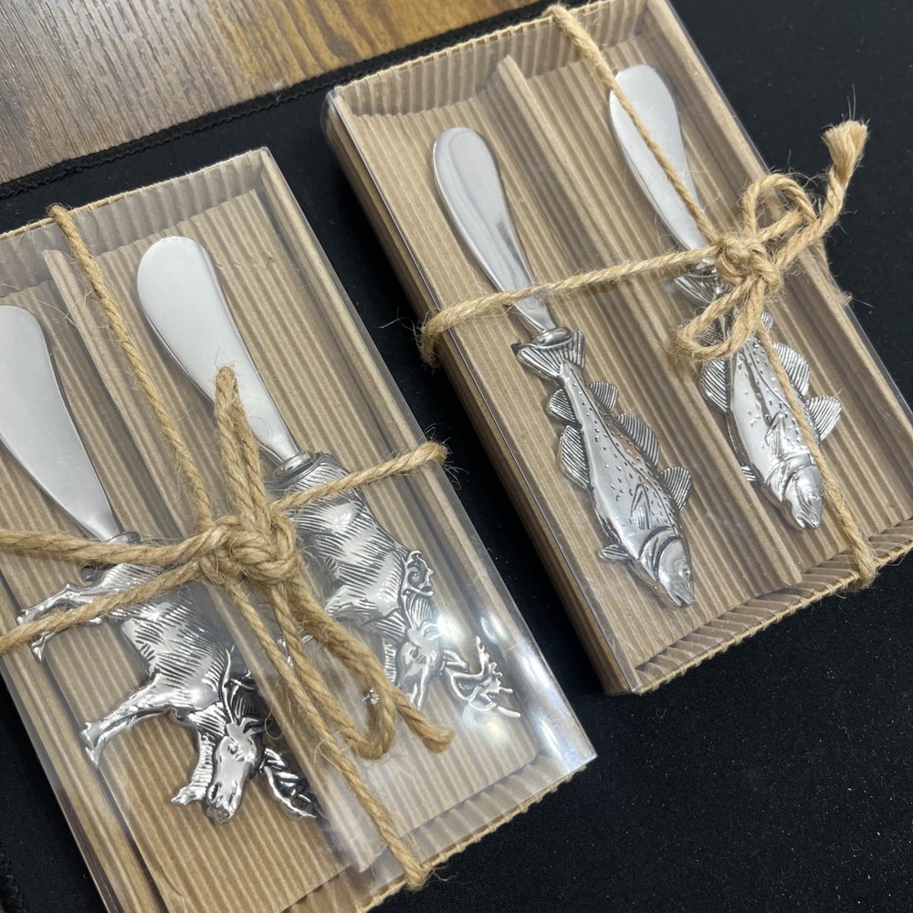 Ruff Hewn New Decorative Fish & Moose Spreaders