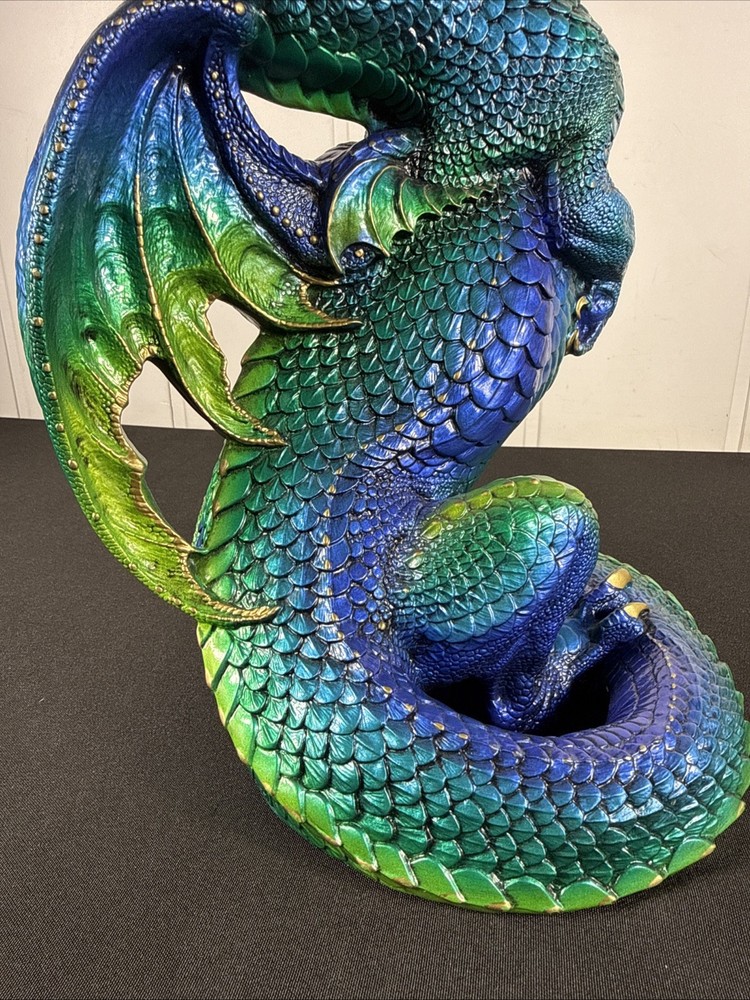 Windstone Editions Emperor Dragon Emerald Peacock