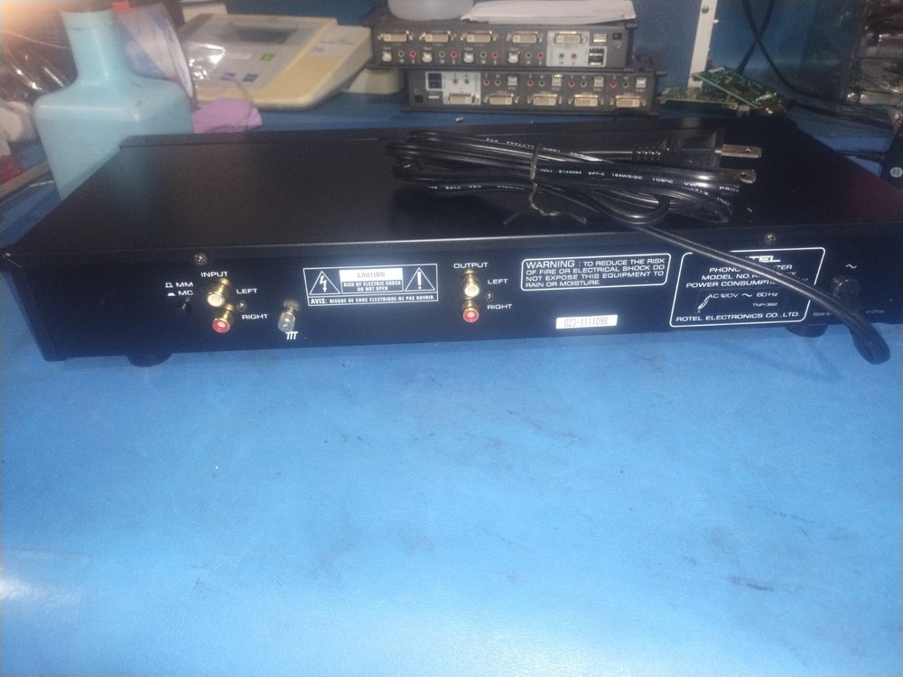 ROTEL RQ970BX PHONO EQUALIZER.