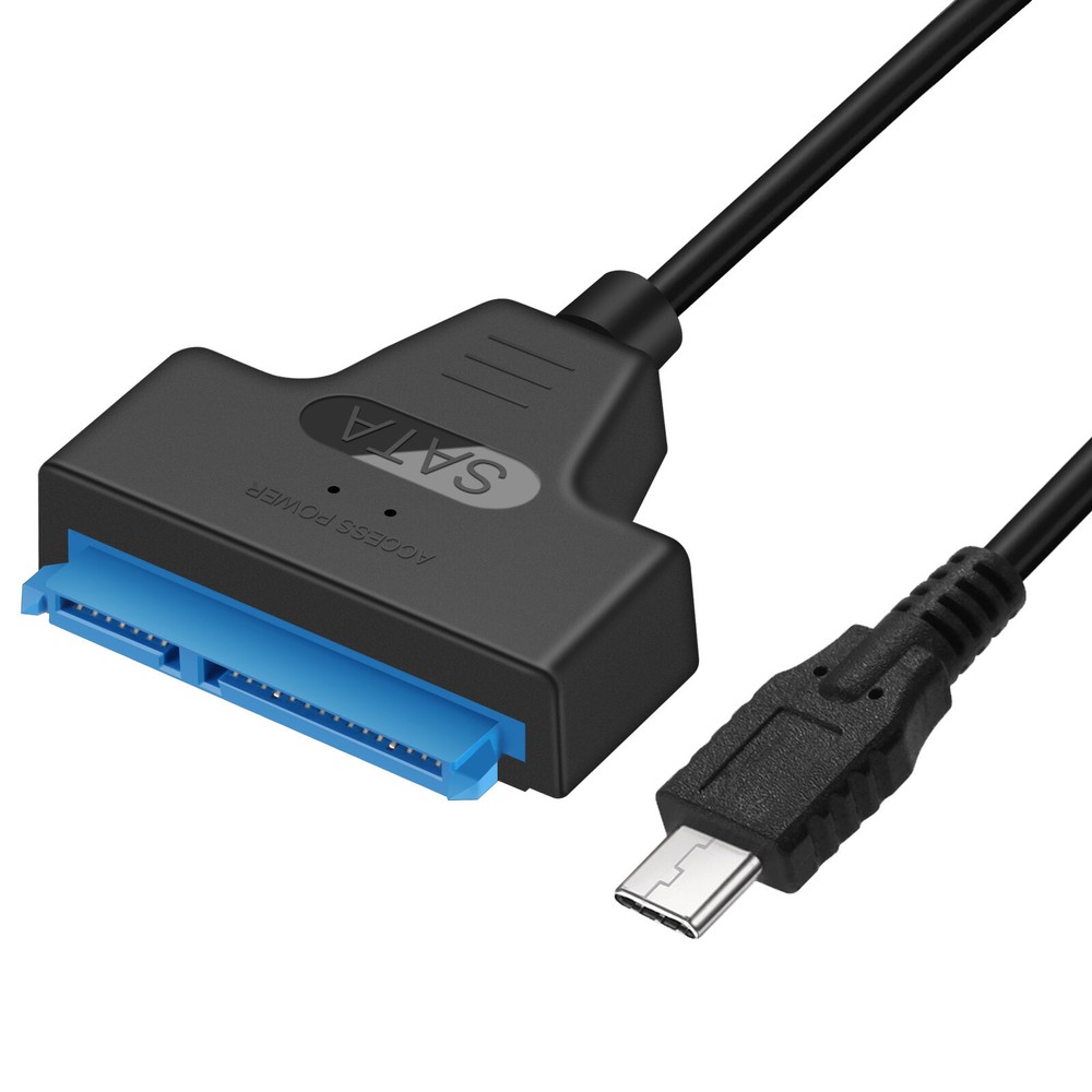 SATA to USB-C Type C Cable Adapter Data Transfer Converter for 2.5'' HDD/SSD