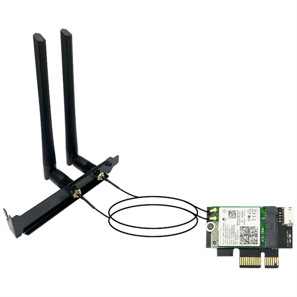 Mini PCI-e RP-SMA Cable 6dBi External Wireless Antenna for PC AC WiFi Bluetooth