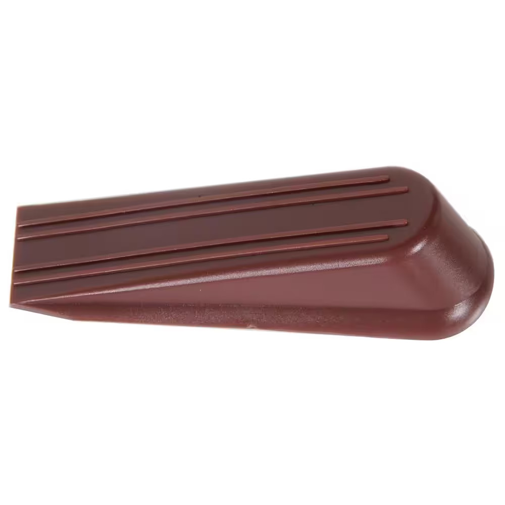 5 In. Brown Door Stop Wedge (5-Pack)