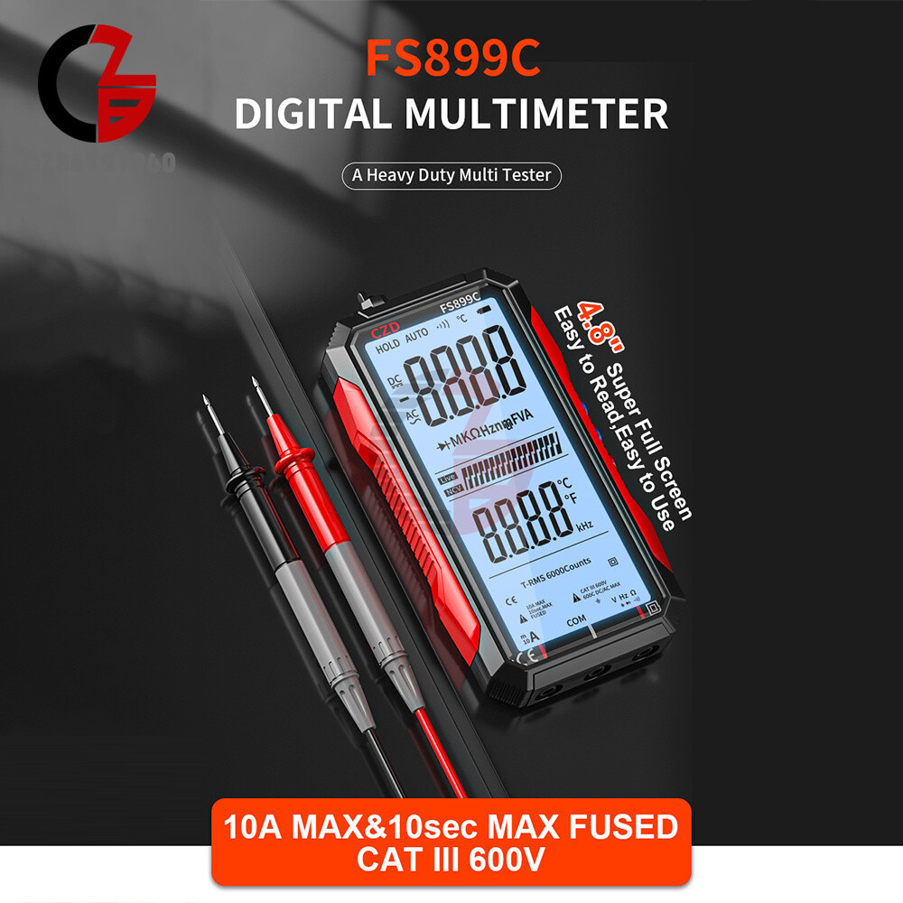 CZD-FS899C Digital Multimeter Auto AC/DC Voltage Current Frequency Meter