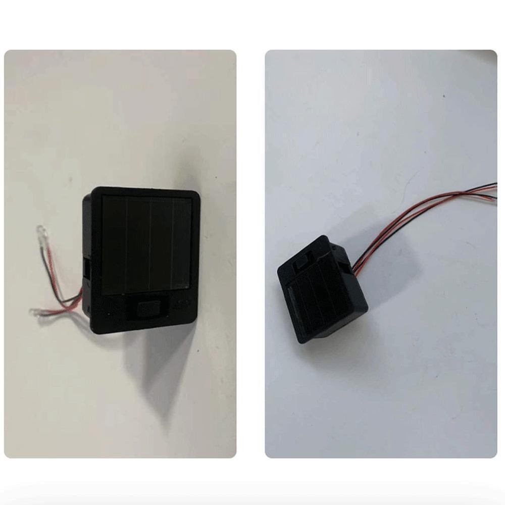 Solar Battery Box Replacement Solar Light Units with LED Warm Light