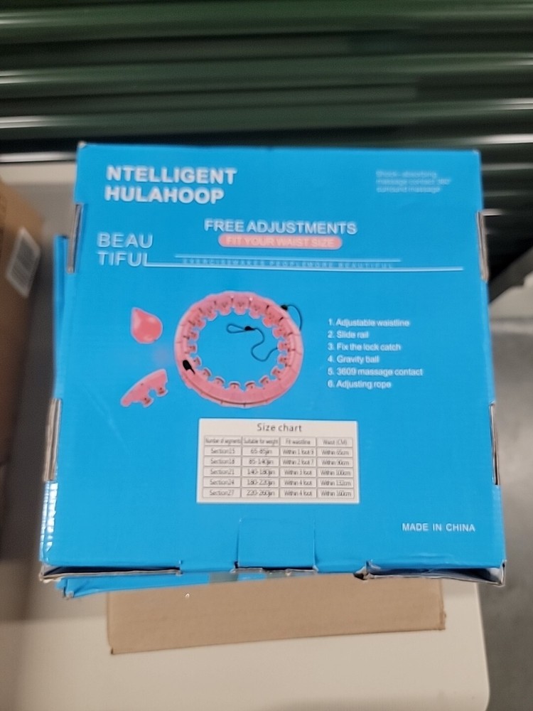 Ntelligent HulaHoop Free Adjustments Damaged Box