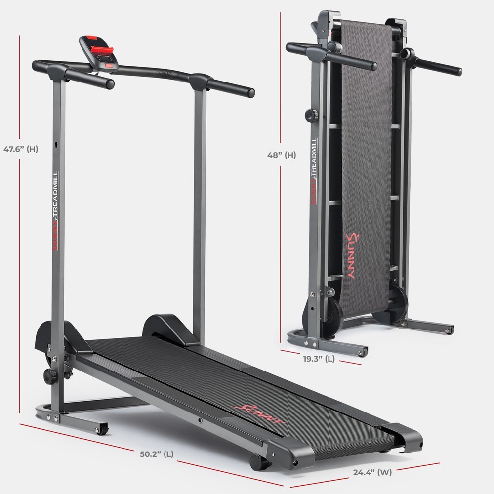 Smart Portable Walking Pad Treadmill Manual Bluetooth Compact Foldable Non Slip