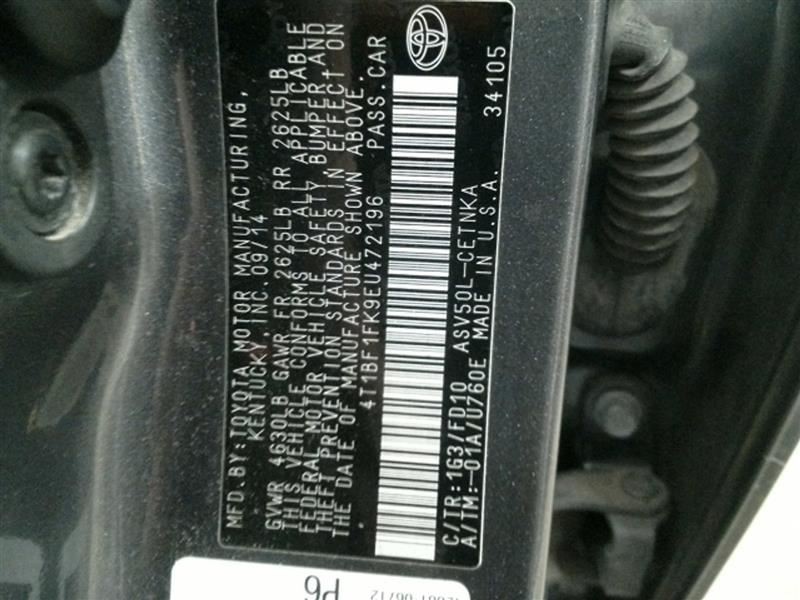 CAMRY 2014 High Mounted Stop Light 104547523