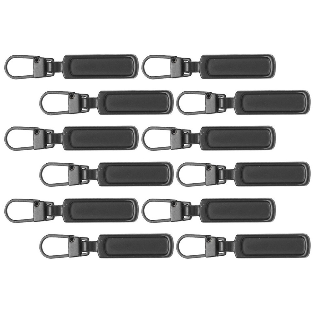 12 Pcs Replacement Zippers Accessories Backpack Pulls Detachable Heads
