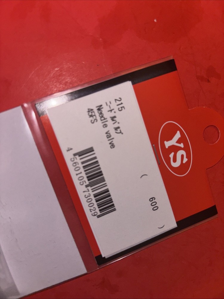 YS 45FS NEEDLE VALVE ONLY #215 NIP